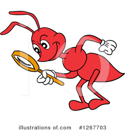 Royalty-Free (RF) Ant Clipart Illustration by LaffToon - Stock Sample #1267703