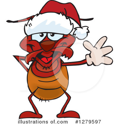 Royalty-Free (RF) Ant Clipart Illustration by Dennis Holmes Designs - Stock Sample #1279597