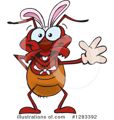 Royalty-Free (RF) Ant Clipart Illustration by Dennis Holmes Designs - Stock Sample #1283392