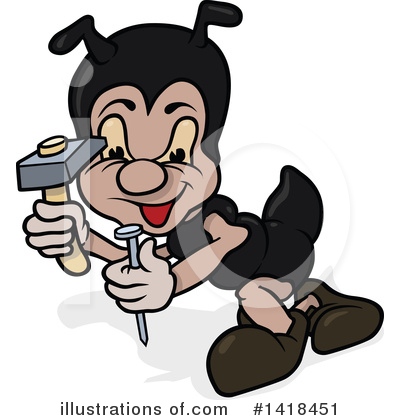 Royalty-Free (RF) Ant Clipart Illustration by dero - Stock Sample #1418451
