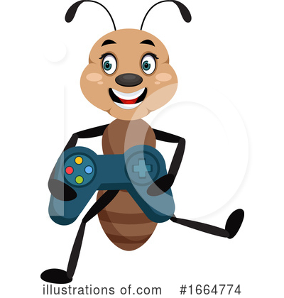Royalty-Free (RF) Ant Clipart Illustration by Morphart Creations - Stock Sample #1664774