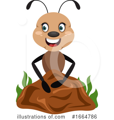 Ant Character Clipart #1664786 by Morphart Creations