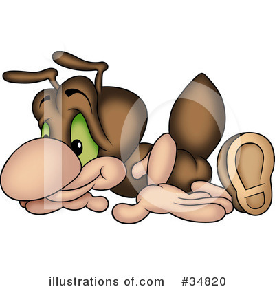Royalty-Free (RF) Ant Clipart Illustration by dero - Stock Sample #34820