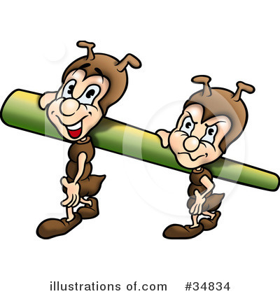 Royalty-Free (RF) Ant Clipart Illustration by dero - Stock Sample #34834