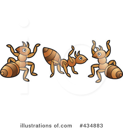 Royalty-Free (RF) Ant Clipart Illustration by Lal Perera - Stock Sample #434883