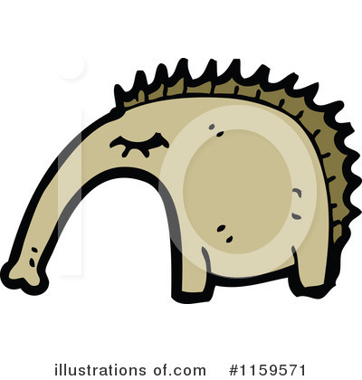 Royalty-Free (RF) Anteater Clipart Illustration by lineartestpilot - Stock Sample #1159571