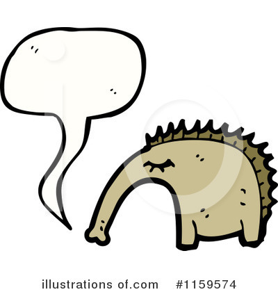 Royalty-Free (RF) Anteater Clipart Illustration by lineartestpilot - Stock Sample #1159574