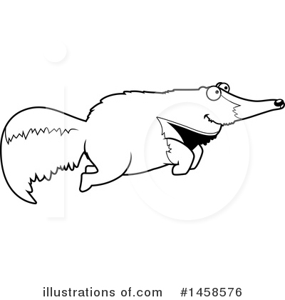 Royalty-Free (RF) Anteater Clipart Illustration by Cory Thoman - Stock Sample #1458576
