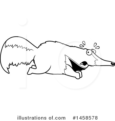 Royalty-Free (RF) Anteater Clipart Illustration by Cory Thoman - Stock Sample #1458578