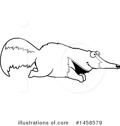 Royalty-Free (RF) Anteater Clipart Illustration by Cory Thoman - Stock Sample #1458579