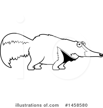 Royalty-Free (RF) Anteater Clipart Illustration by Cory Thoman - Stock Sample #1458580