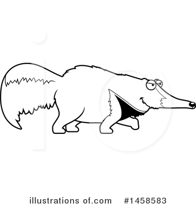 Royalty-Free (RF) Anteater Clipart Illustration by Cory Thoman - Stock Sample #1458583