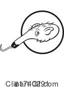 Anteater Clipart #1740291 by Johnny Sajem