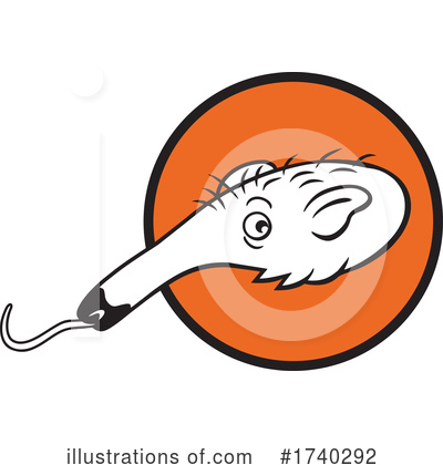 Anteater Clipart #1740292 by Johnny Sajem