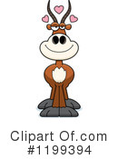Antelope Clipart #1199394 by Cory Thoman
