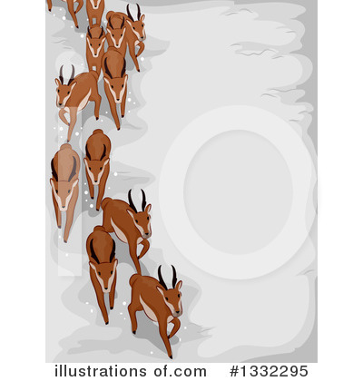 Antelope Clipart #1332295 by BNP Design Studio