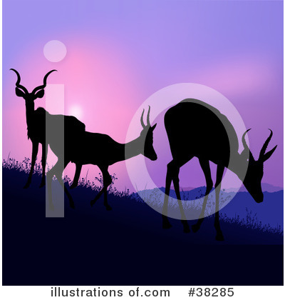 Royalty-Free (RF) Antelope Clipart Illustration by dero - Stock Sample #38285