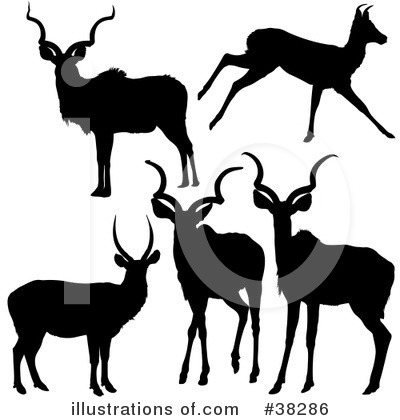 Royalty-Free (RF) Antelope Clipart Illustration by dero - Stock Sample #38286