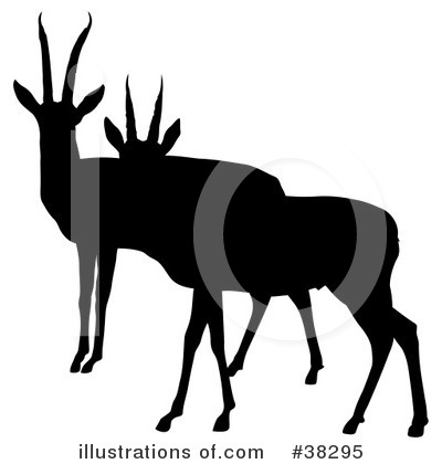 Royalty-Free (RF) Antelope Clipart Illustration by dero - Stock Sample #38295
