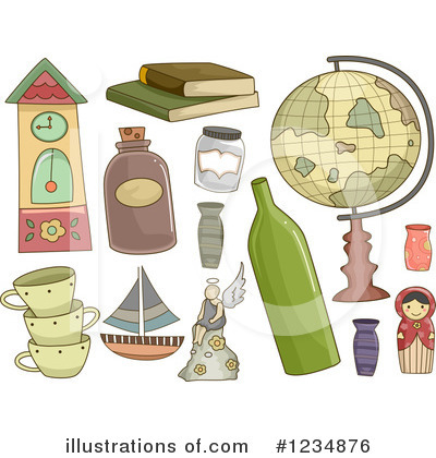 Royalty-Free (RF) Antiques Clipart Illustration by BNP Design Studio - Stock Sample #1234876