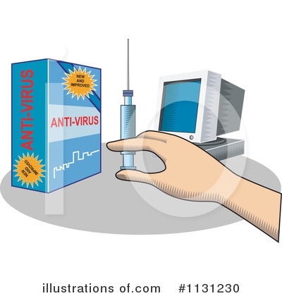 Computer Clipart #1131230 by patrimonio