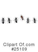 Ants Clipart #25109 by Leo Blanchette