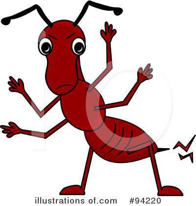 Royalty-Free (RF) Ants Clipart Illustration by Pams Clipart - Stock Sample #94220