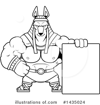 Royalty-Free (RF) Anubis Clipart Illustration by Cory Thoman - Stock Sample #1435024
