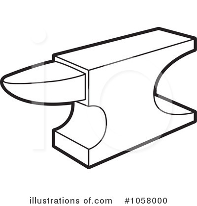 Anvil Clipart #1058000 by Lal Perera