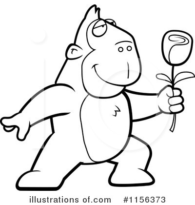Royalty-Free (RF) Ape Clipart Illustration by Cory Thoman - Stock Sample #1156373