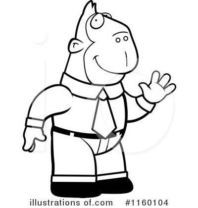 Royalty-Free (RF) Ape Clipart Illustration by Cory Thoman - Stock Sample #1160104