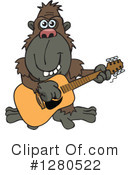 Ape Clipart #1280522 by Dennis Holmes Designs