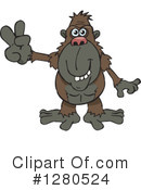 Ape Clipart #1280524 by Dennis Holmes Designs