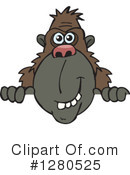 Ape Clipart #1280525 by Dennis Holmes Designs