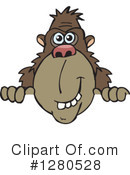 Ape Clipart #1280528 by Dennis Holmes Designs