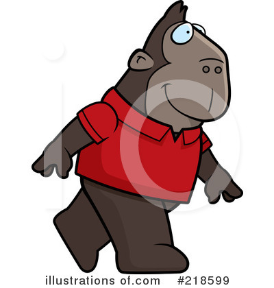 Royalty-Free (RF) Ape Clipart Illustration by Cory Thoman - Stock Sample #218599