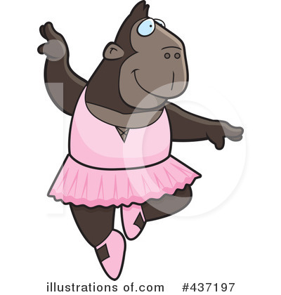 Royalty-Free (RF) Ape Clipart Illustration by Cory Thoman - Stock Sample #437197