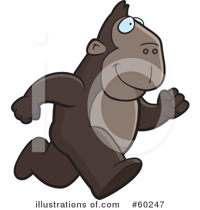 Ape Clipart #60247 by Cory Thoman