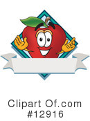 Apple Character Clipart #12916 by Mascot Junction
