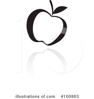 Royalty-Free (RF) Apple Clipart Illustration by cidepix - Stock Sample #100863