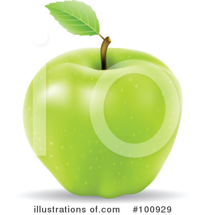 Royalty-Free (RF) Apple Clipart Illustration by cidepix - Stock Sample #100929