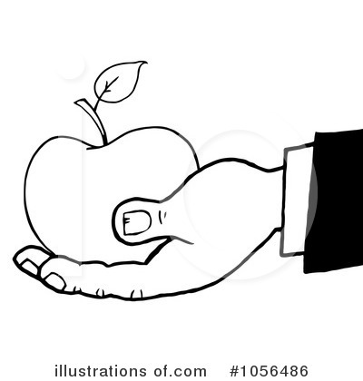 Royalty-Free (RF) Apple Clipart Illustration by Hit Toon - Stock Sample #1056486