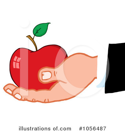 Royalty-Free (RF) Apple Clipart Illustration by Hit Toon - Stock Sample #1056487