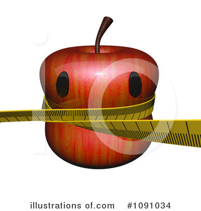 Royalty-Free (RF) Apple Clipart Illustration by Leo Blanchette - Stock Sample #1091034