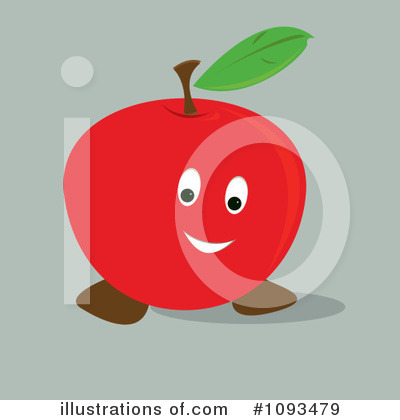 Royalty-Free (RF) Apple Clipart Illustration by Randomway - Stock Sample #1093479