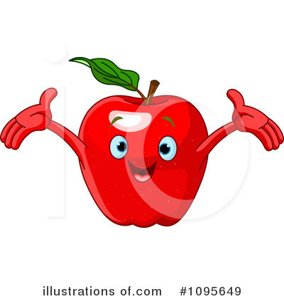 Fruit Characters Clipart #1095649 by Pushkin