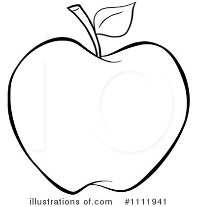 Royalty-Free (RF) Apple Clipart Illustration by Hit Toon - Stock Sample #1111941