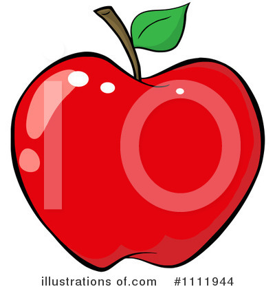 Red Apple Clipart #1111944 by Hit Toon