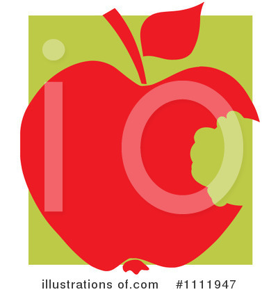 Royalty-Free (RF) Apple Clipart Illustration by Hit Toon - Stock Sample #1111947