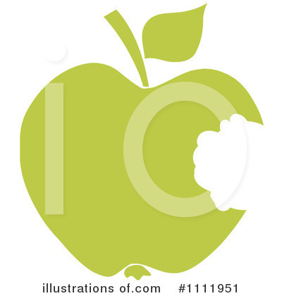 Royalty-Free (RF) Apple Clipart Illustration by Hit Toon - Stock Sample #1111951